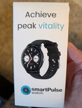 Smart pulse watch in black